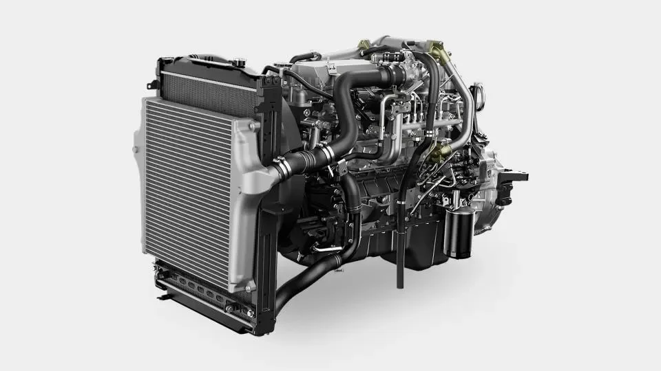 เครื่องยนต์ Isuzu 6HK1E5NR พร้อมหม้อน้ำ สำหรับ FTR 240 แรงม้า