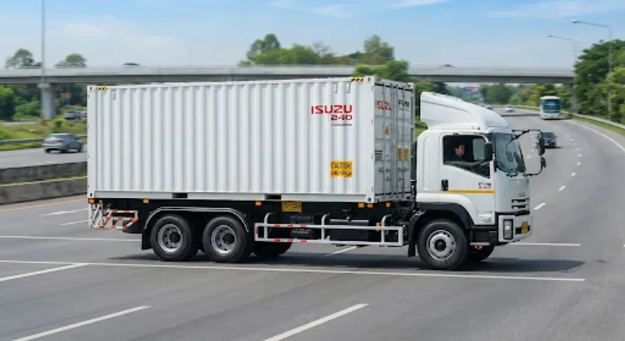 ภาพประกอบ ISUZU FVM รถบรรทุก 10 ล้อ