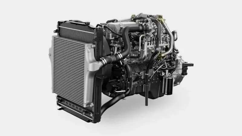 เครื่องยนต์ Isuzu 6HK1E5NR พร้อมหม้อน้ำ สำหรับ FVZ 240 แรงม้า