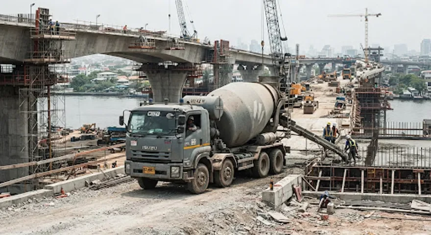 ภาพประกอบ ISUZU FXZ MIXER รถผสมปูน