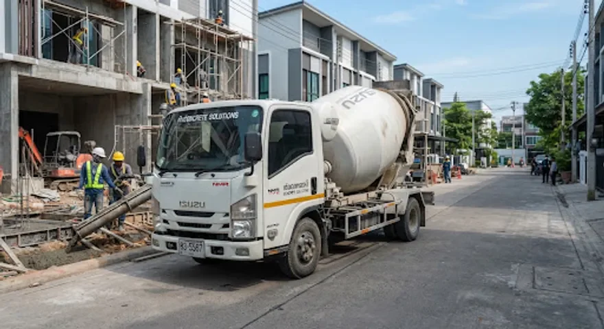 ภาพประกอบ ISUZU NMR MIXER รถผสมปูน